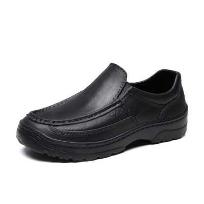 2021 Men's Patent Leather Shoes 39 45 Head Leather Soft Anti slip Rubber Loafers Shoes Man Casual Real Leather Shoes
