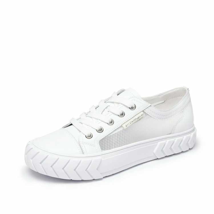 Women Sneakers Fashion Flat Platform Shoes 2021 Summer White Breathable Round toe Casual Women's Shoes