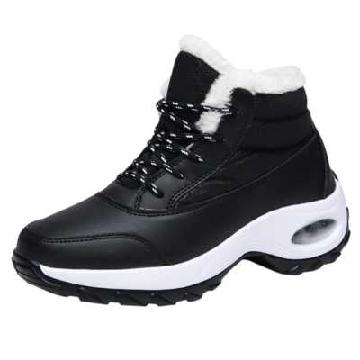 Winter Sneakers Women Plush Womens Running Shoes  Lightweight Women's Shoes with Platform Fashionable Womens Sneakers